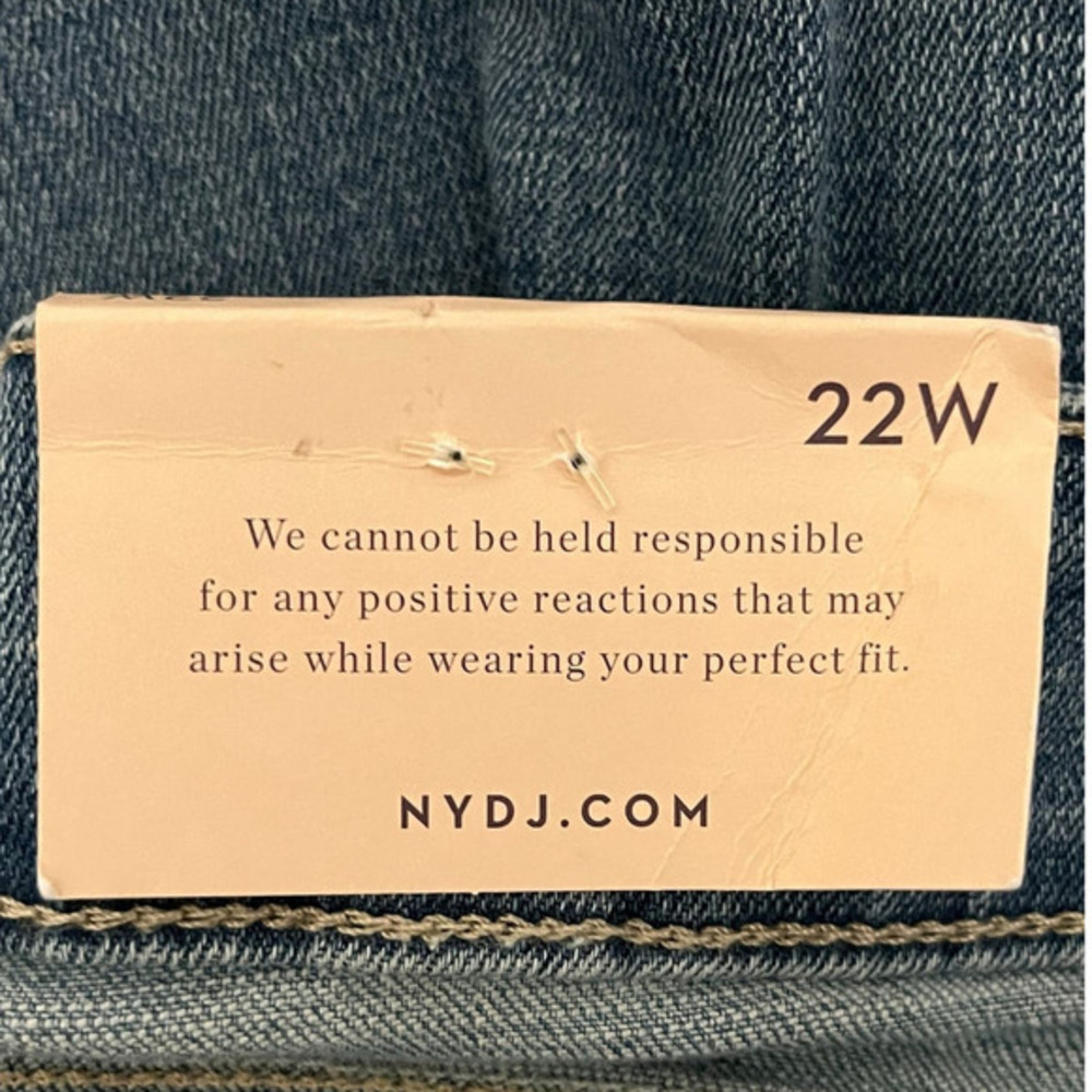 NYDJ NWT‎ Marilyn Straight Ankle Jeans in Easley Plus Size 22W - Picture 12 of 16